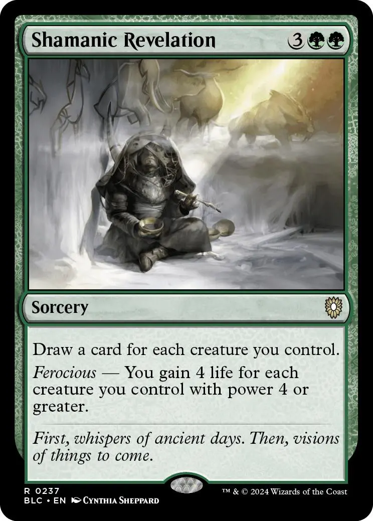 Shamanic Revelation [Bloomburrow Commander] 1