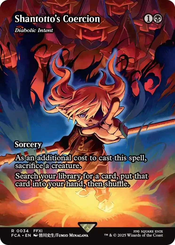 Shantotto's Coercion - Diabolic Intent (Showcase) [Final Fantasy : Through The Ages] 1