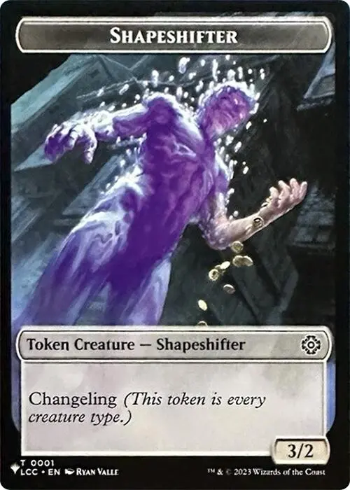 Shapeshifter // Cat Double-Sided Token [Secret Lair Drop Series] 1