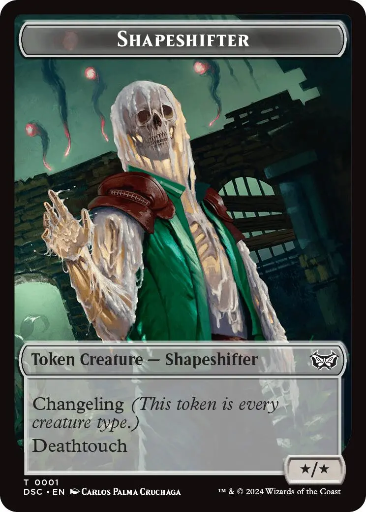 Shapeshifter // Insect (0022) Double-Sided Token [Duskmourn: House Of Horror Commander Tokens] 1