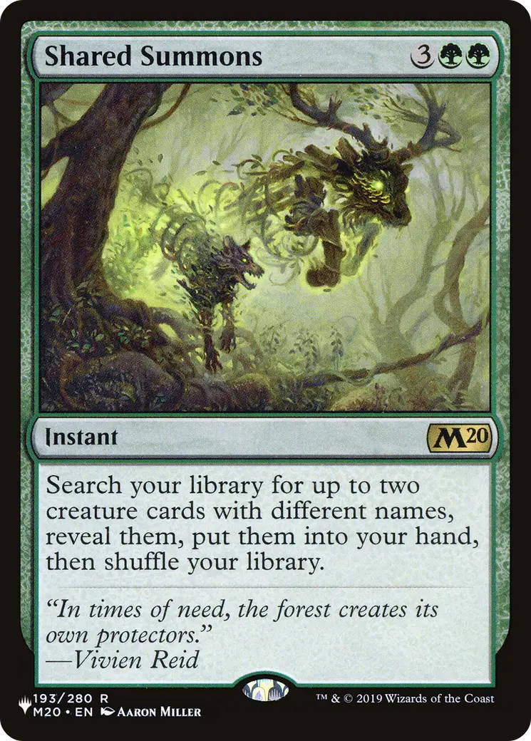 Shared Summons [The List] 1