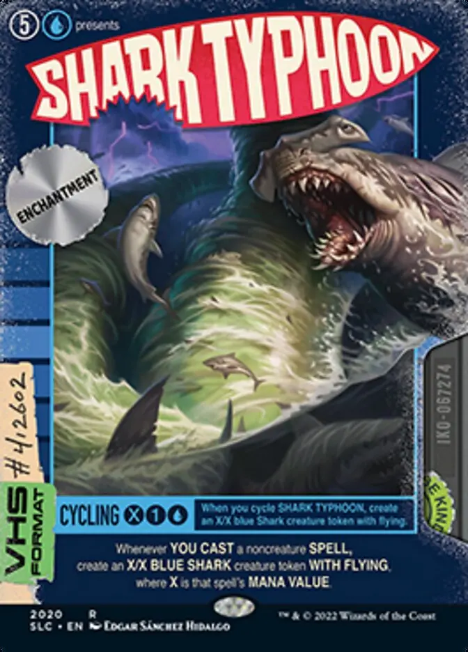 Shark Typhoon (Borderless Alternate Art) [Secret Lair Countdown Kit] 1