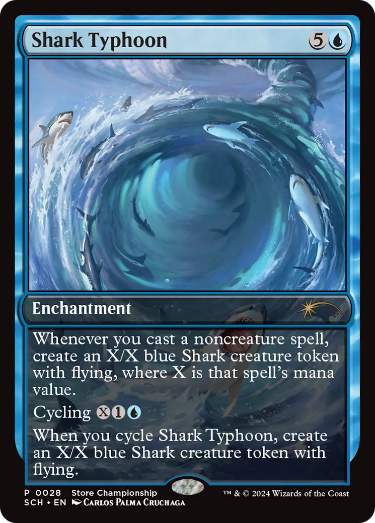 Shark Typhoon (Store Championship) [Bloomburrow Promos] 1