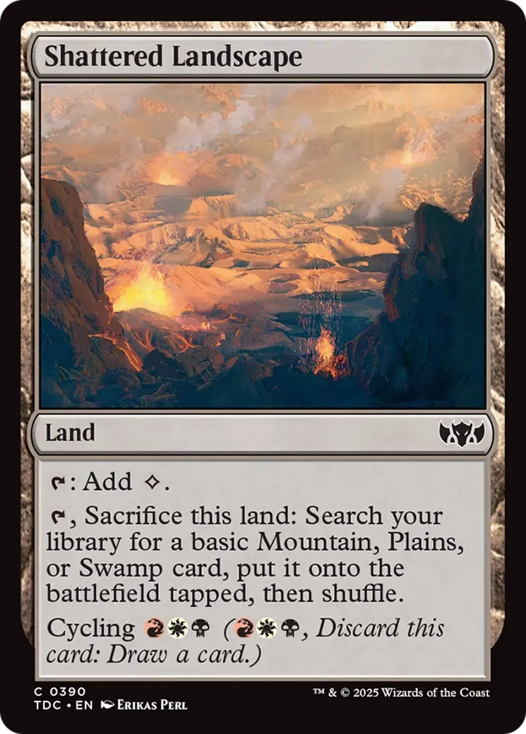 Shattered Landscape [Tarkir: Dragonstorm Commander] 1