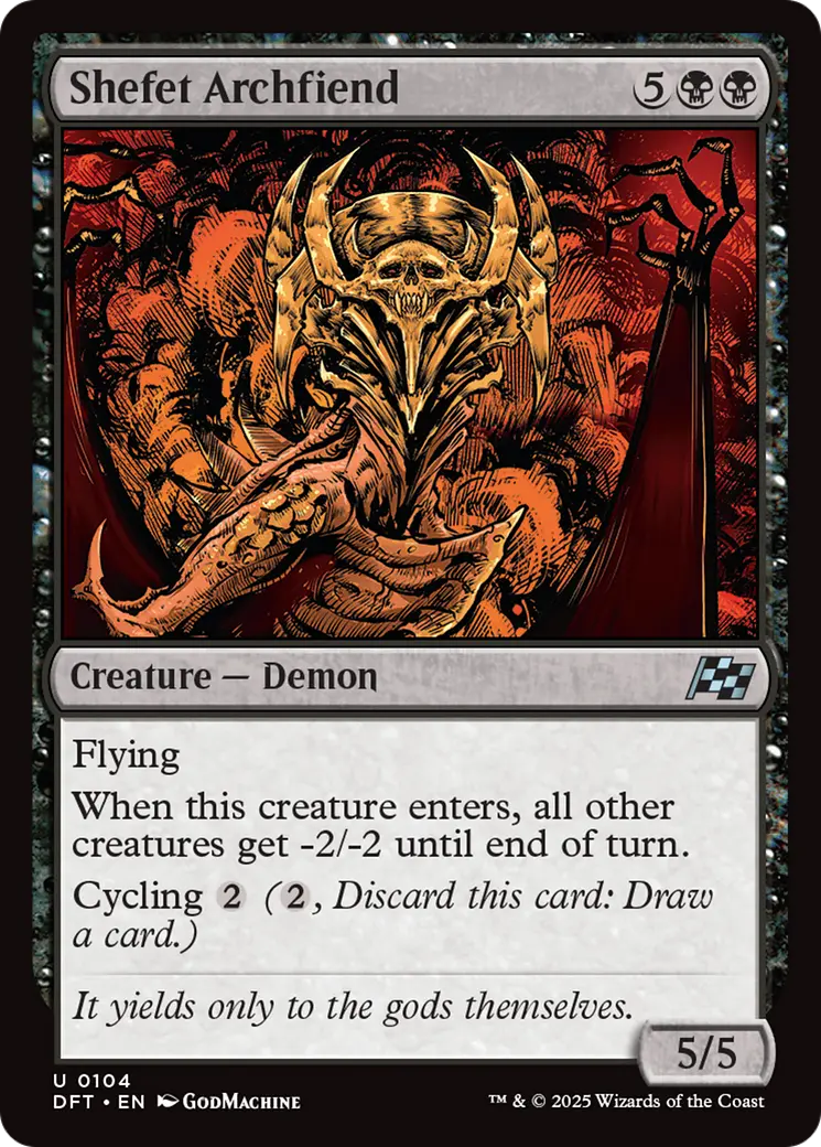 Shefet Archfiend [Aetherdrift] 1