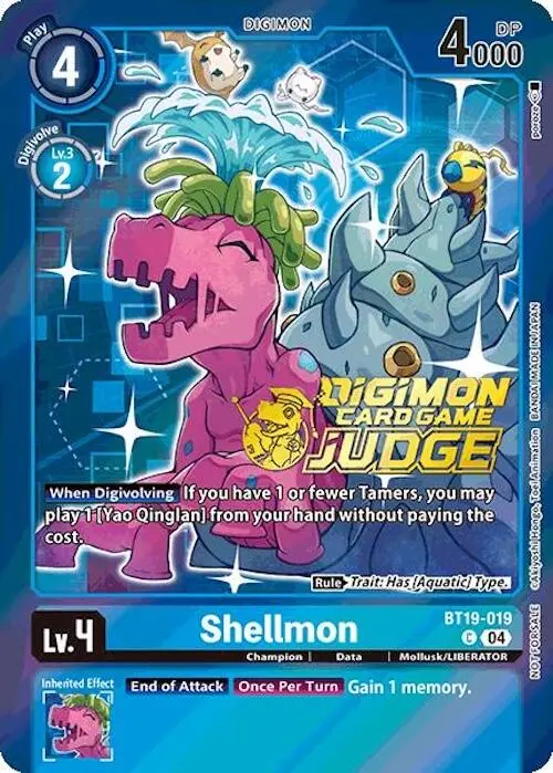 Shellmon [Bt19-019] (Judge Pack 2025 Wave 1) [Release Special Booster Ver.2.0] 1