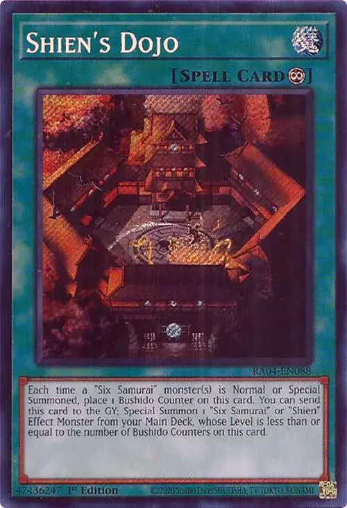 Shien's Dojo [Ra04-En088] Secret Rare 1