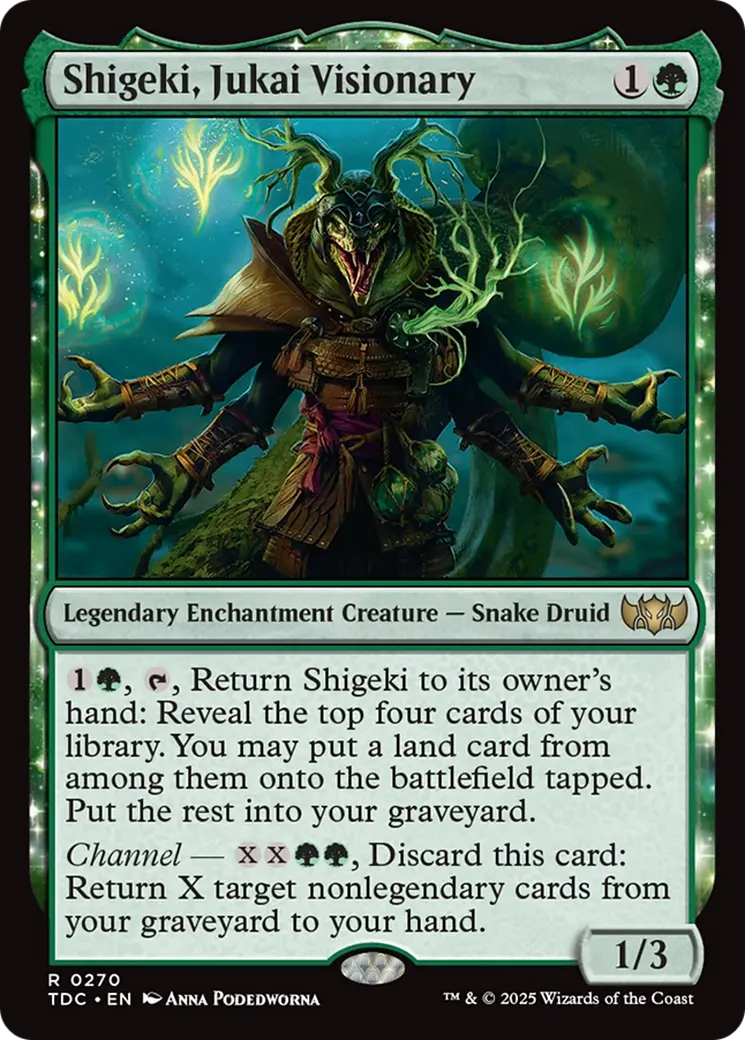 Shigeki, Jukai Visionary [Tarkir: Dragonstorm Commander] 1