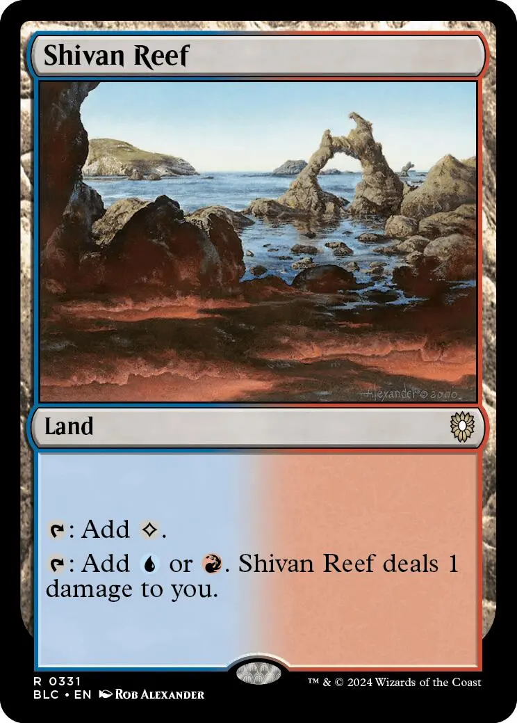 Shivan Reef [Bloomburrow Commander] 1