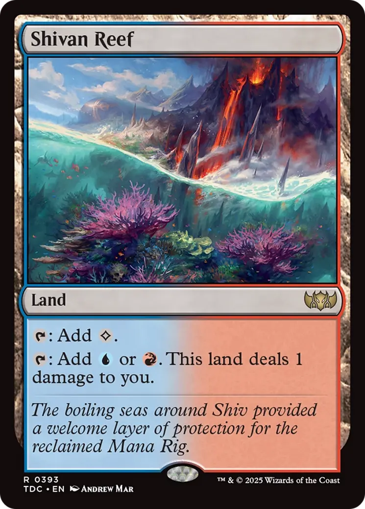 Shivan Reef [Tarkir: Dragonstorm Commander] 1