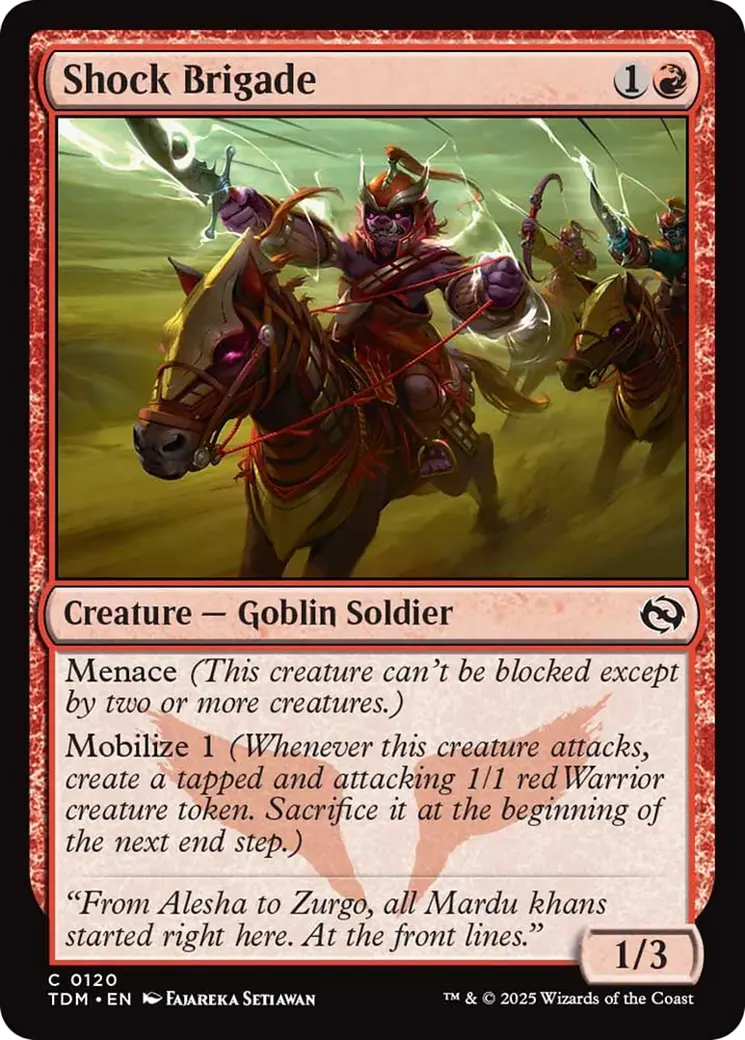 Shock Brigade [Tarkir: Dragonstorm] 1