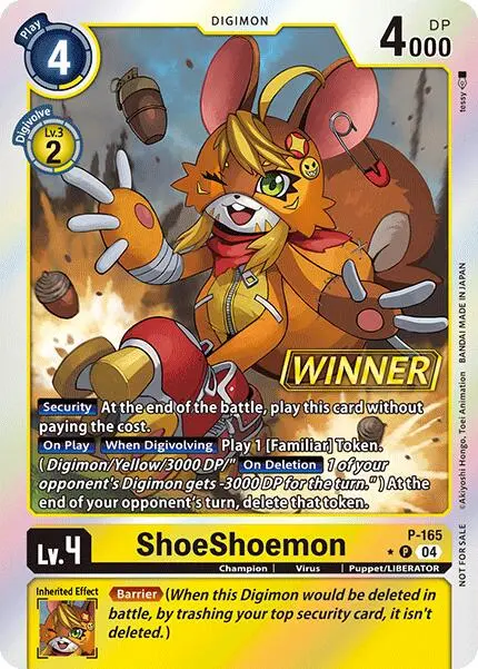 Shoeshoemon [P-165] (Store Tournament 2025 Vo.1 Winner Pack) [Promotional Cards] 1