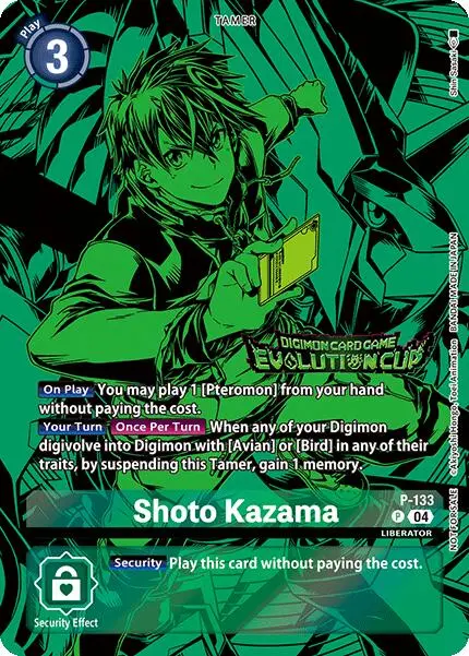 Shoto Kazama [P-133] (2024 Evolution Cup) [Promotional Cards] 1