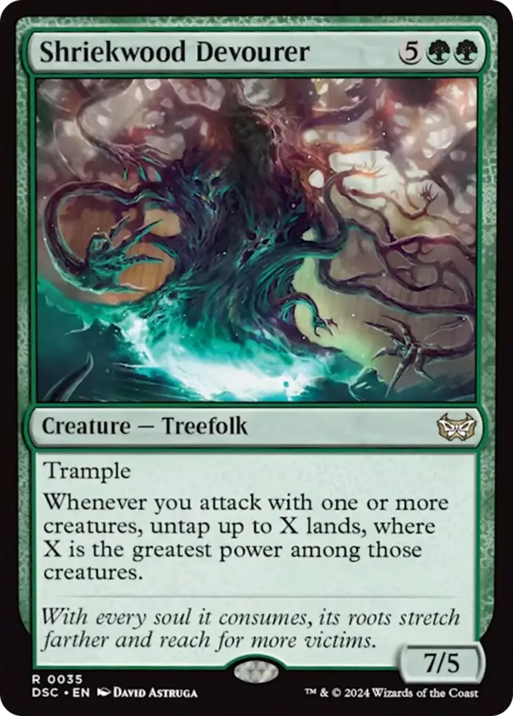 Shriekwood Devourer [Duskmourn: House Of Horror Commander] 1