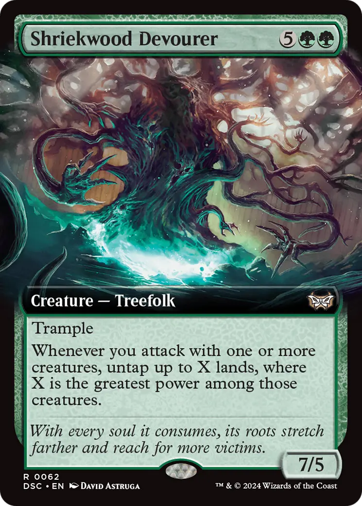 Shriekwood Devourer (Extended Art) [Duskmourn: House Of Horror Commander] 1