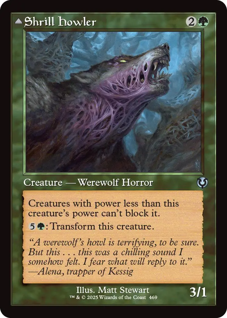 Shrill Howler // Howling Chorus (Retro Frame) [Innistrad Remastered] 1