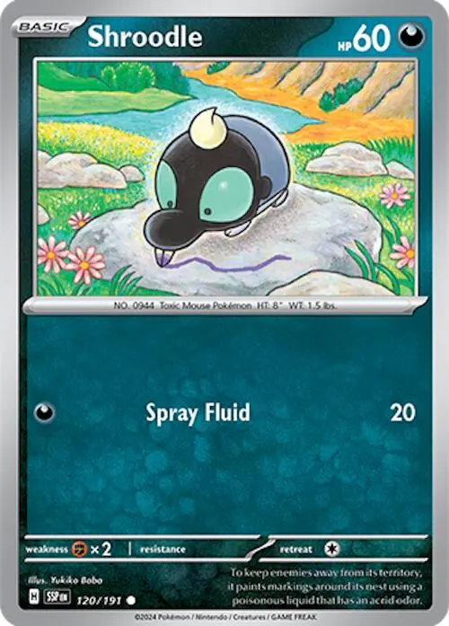 Shroodle (120/191) [Scarlet & Violet: Surging Sparks] 1