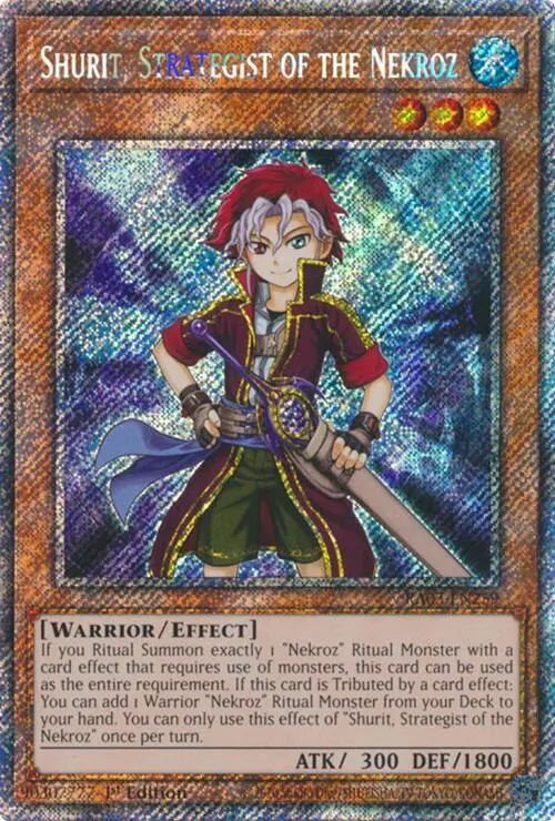 Shurit, Strategist Of The Nekroz (Platinum Secret Rare) [Ra03-En259] Platinum Secret Rare 1