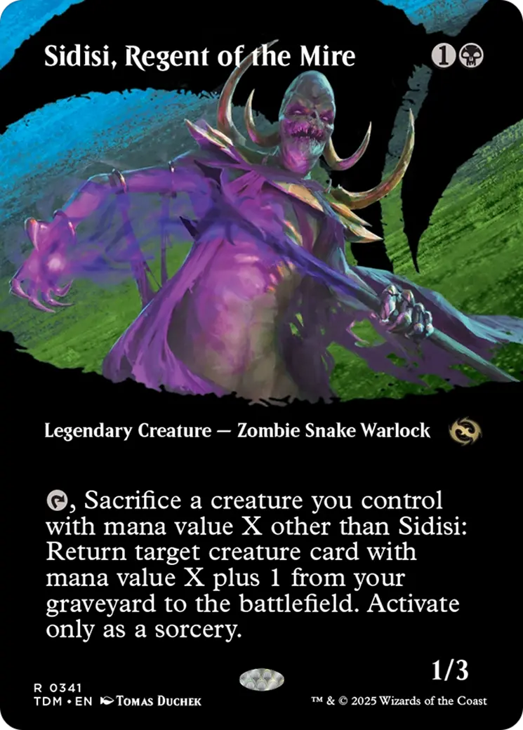Sidisi, Regent Of The Mire (Borderless) [Tarkir: Dragonstorm] 1