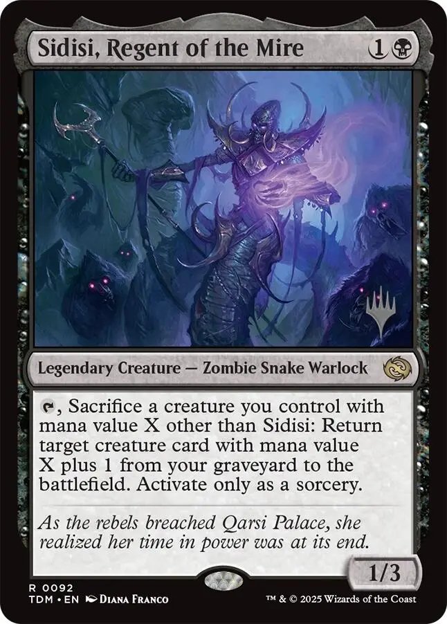 Sidisi, Regent Of The Mire (Promo Pack) [Tarkir: Dragonstorm Promos] 1