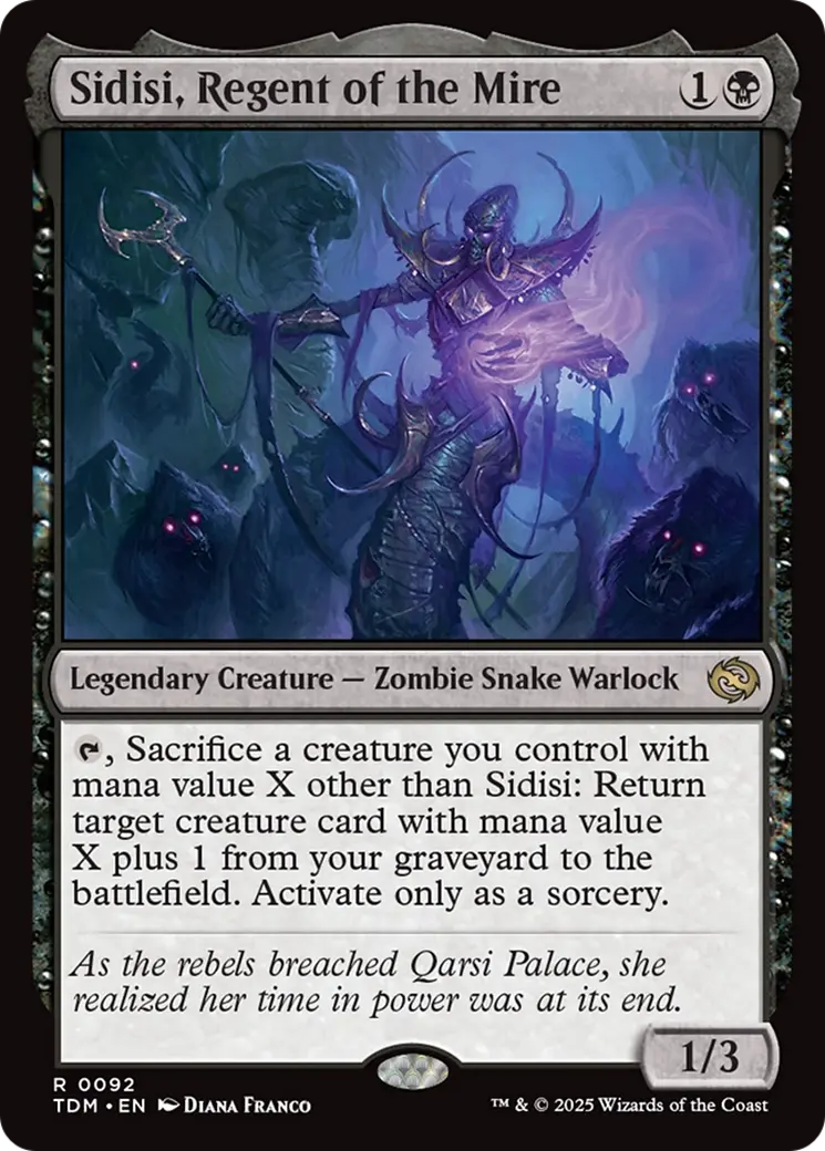 Sidisi, Regent Of The Mire [Tarkir: Dragonstorm] 1