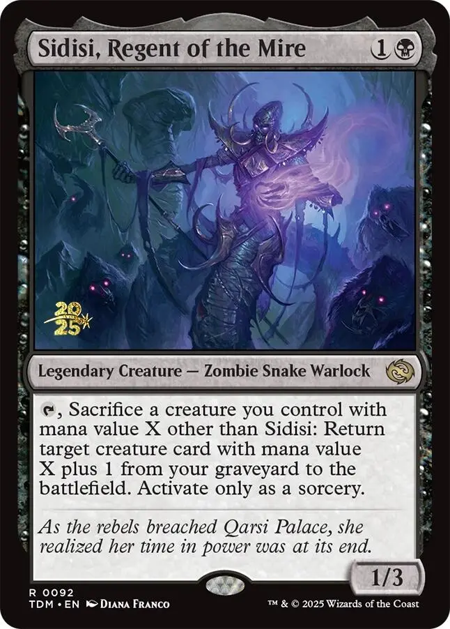 Sidisi, Regent Of The Mire [Tarkir: Dragonstorm Prerelease Promos] 1