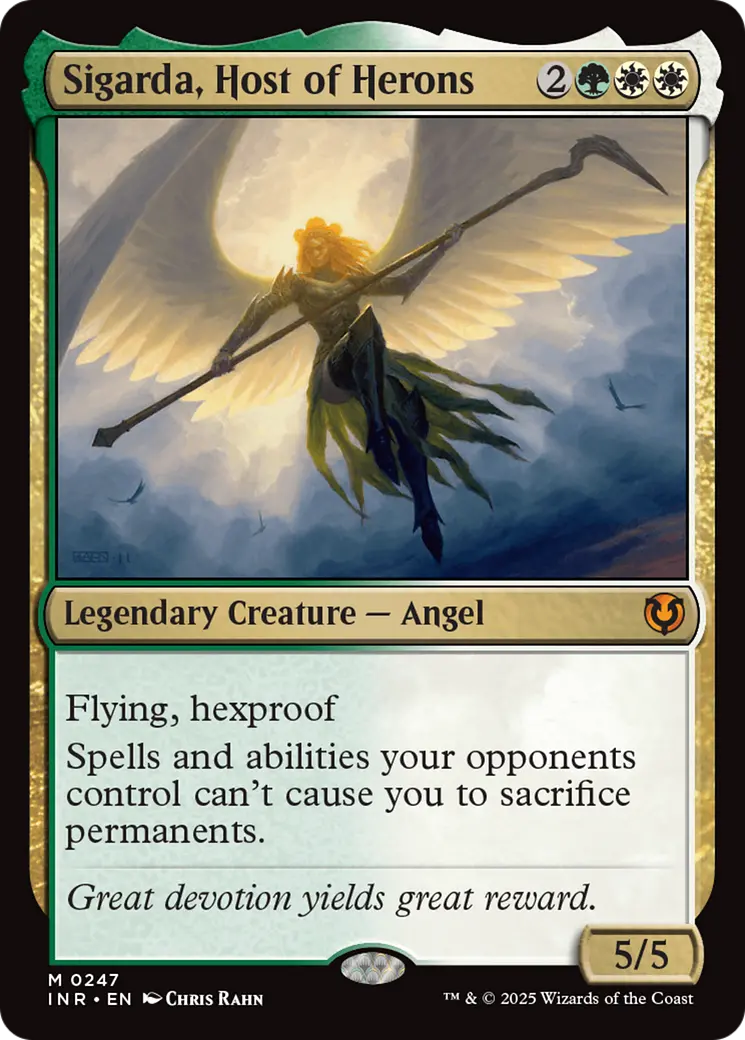 Sigarda, Host Of Herons (Retro Frame) [Innistrad Remastered] 1