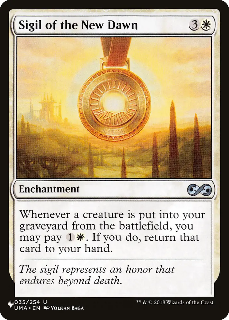 Sigil Of The New Dawn [The List] 1