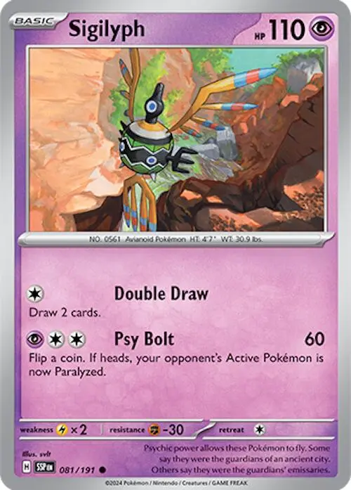 Sigilyph (081/191) [Scarlet & Violet: Surging Sparks] 1