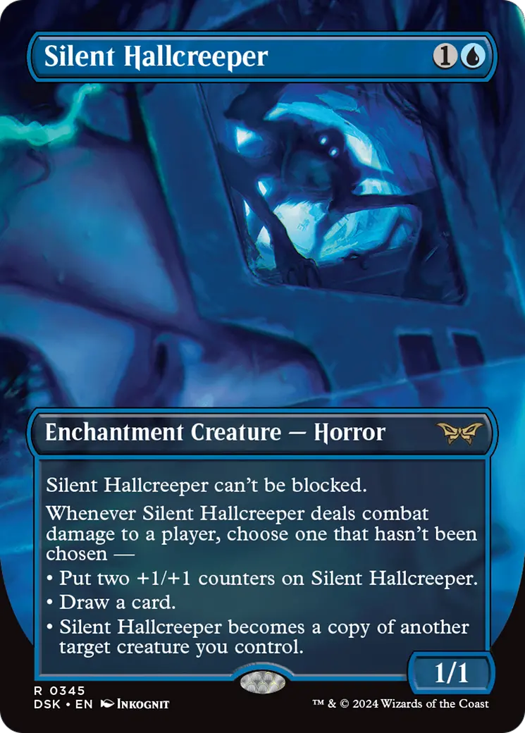 Silent Hallcreeper (Borderless) [Duskmourn: House Of Horror] 1