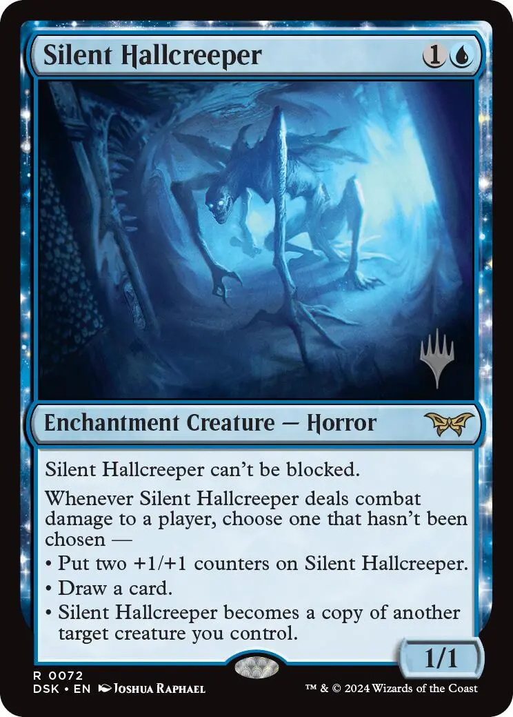 Silent Hallcreeper (Promo Pack) [Duskmourn: House Of Horror Promos] 1
