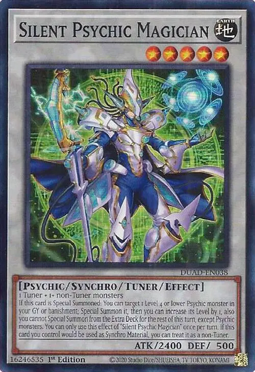 Silent Psychic Magician [Duad-En038] Super Rare 1