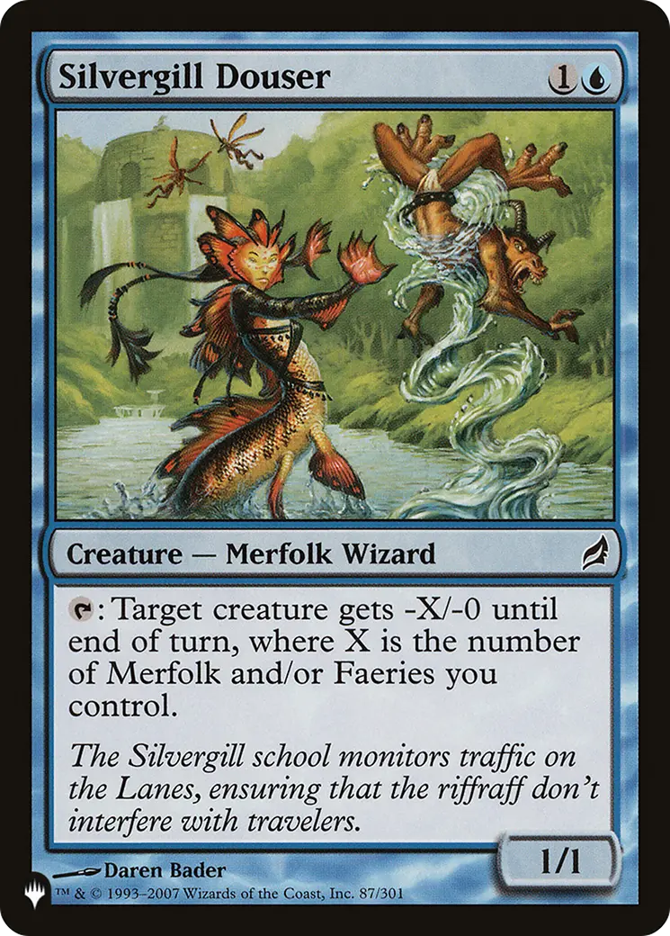 Silvergill Douser [The List] 1