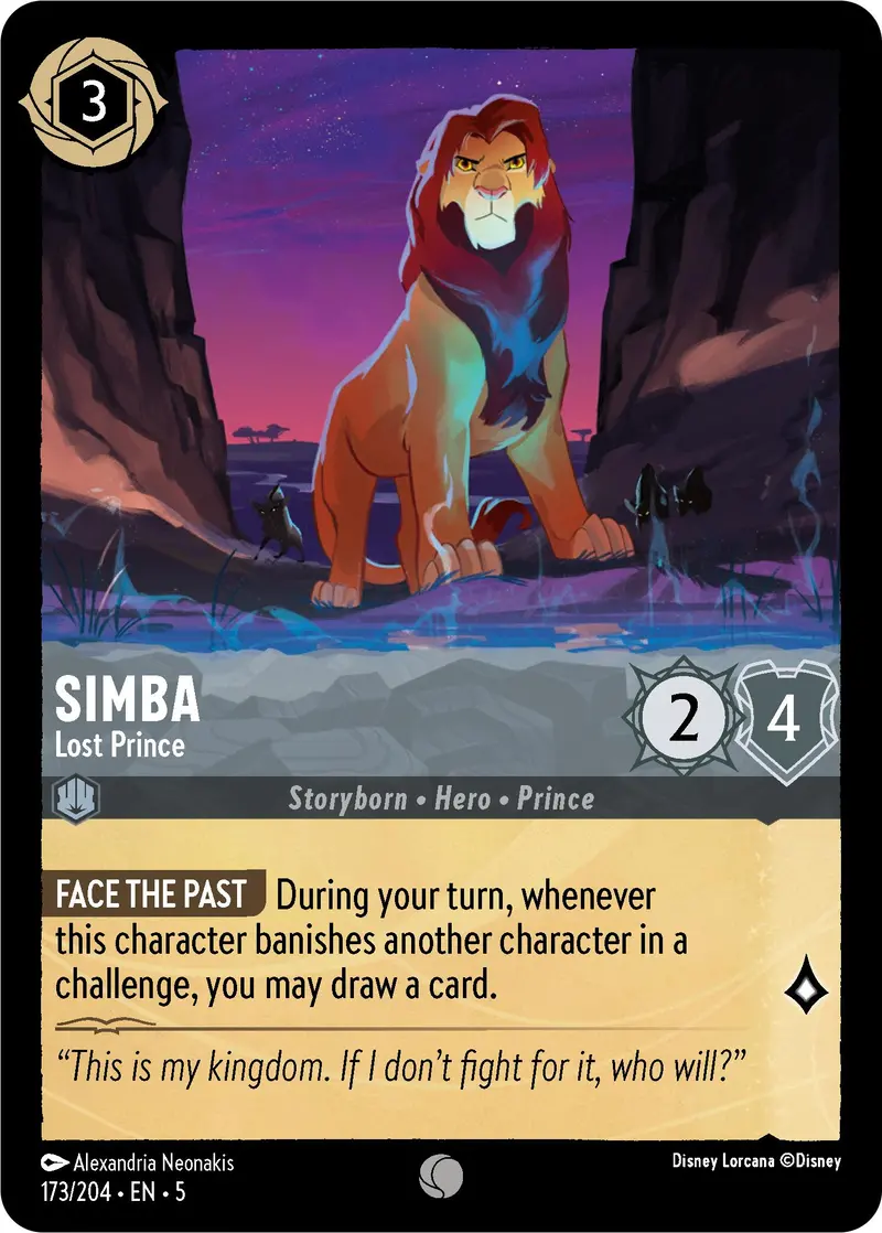 Simba - Lost Prince (173/204) [Shimmering Skies] 1