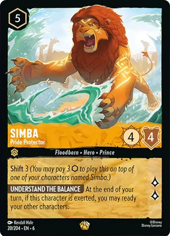 Simba - Pride Protector (20/204) [Azurite Sea] 1