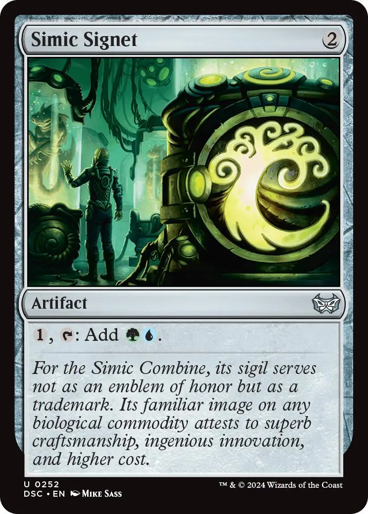 Simic Signet [Duskmourn: House Of Horror Commander] 1