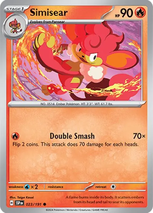 Simisear (023/191) [Scarlet & Violet: Surging Sparks] 1