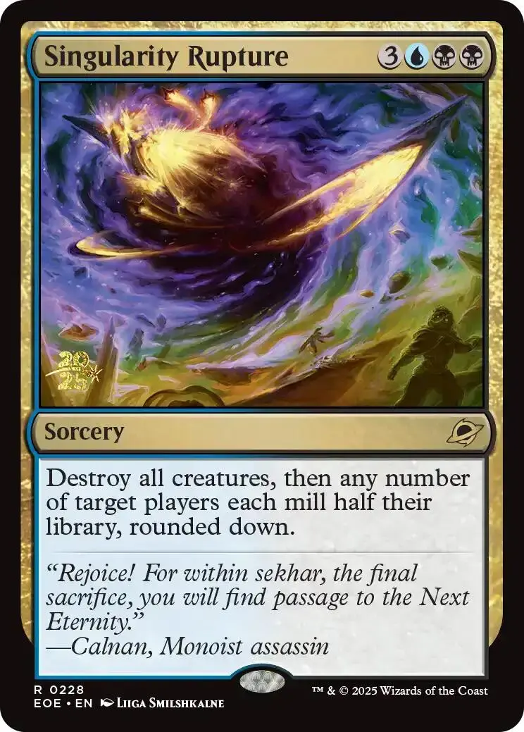 Singularity Rupture [Edge Of Eternities Prerelease Promos] 1