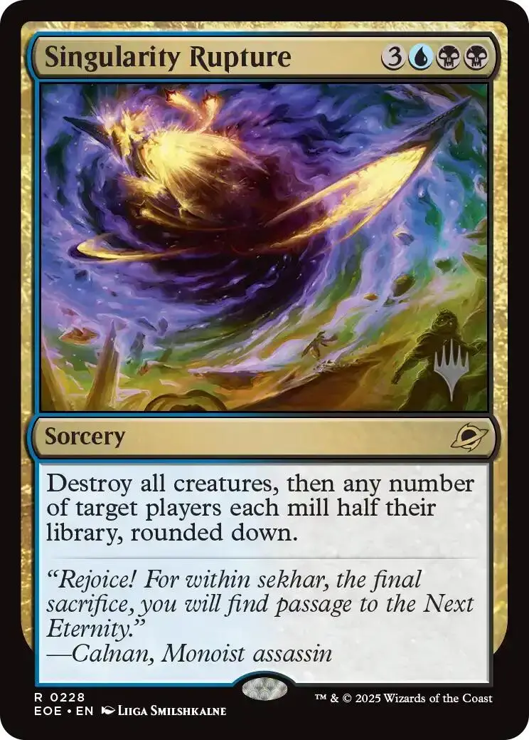 Singularity Rupture (Promo Pack) [Edge Of Eternities Promo Pack] 1
