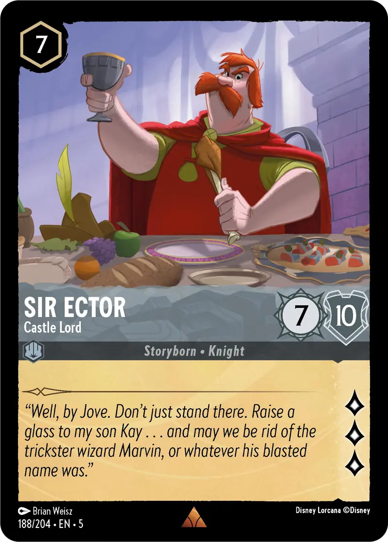Sir Ector - Castle Lord (188/204) [Shimmering Skies] 1