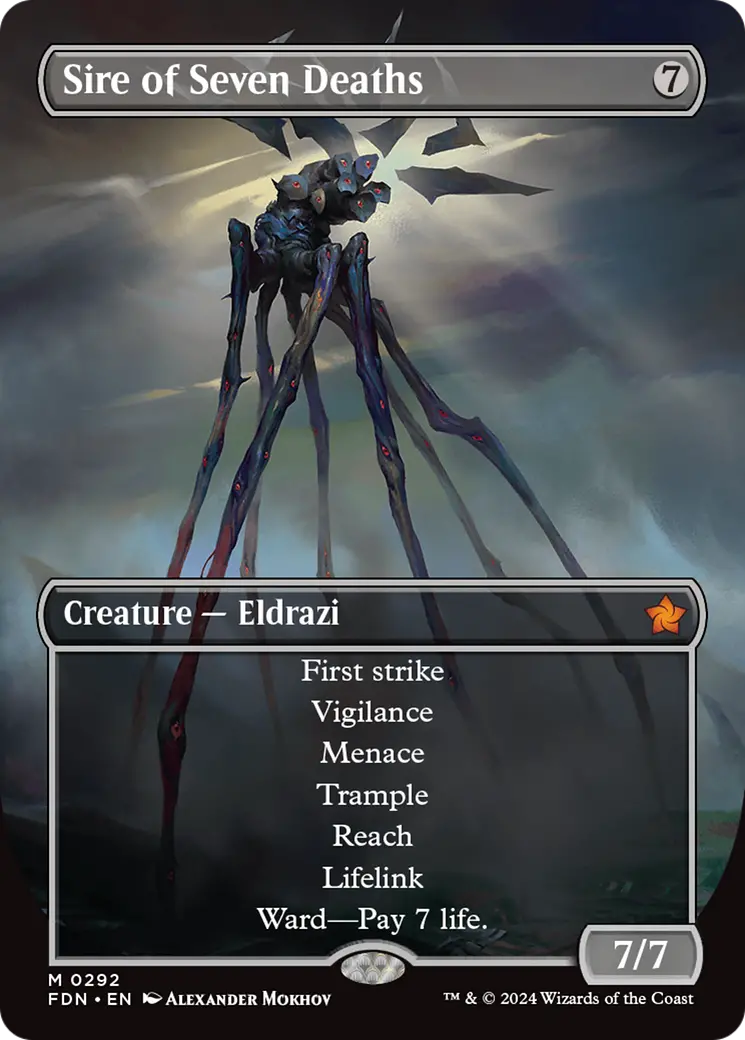 Sire Of Seven Deaths (Borderless) [Foundations] 1
