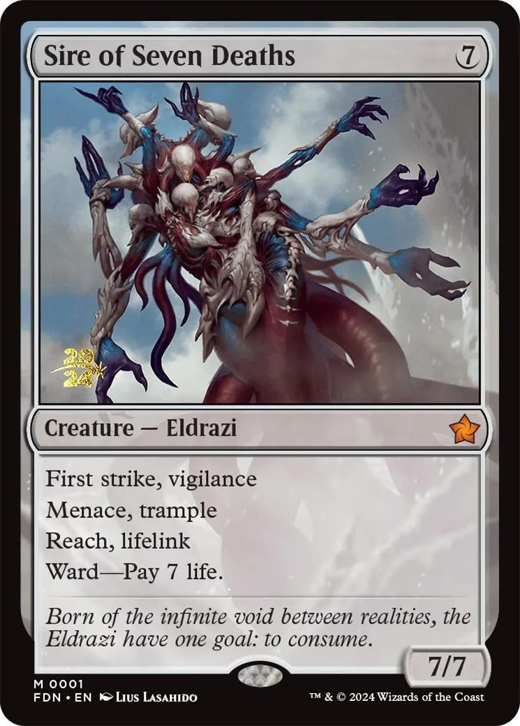 Sire Of Seven Deaths [Foundations Prerelease Promos] 1