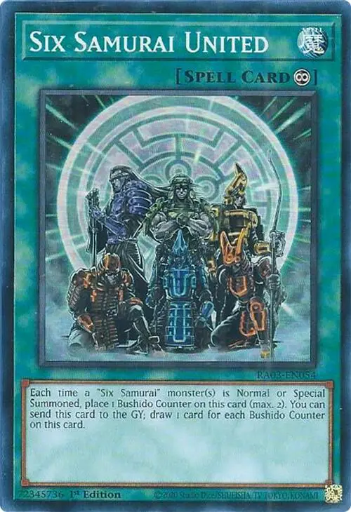 Six Samurai United [Ra03-En054] Super Rare 1