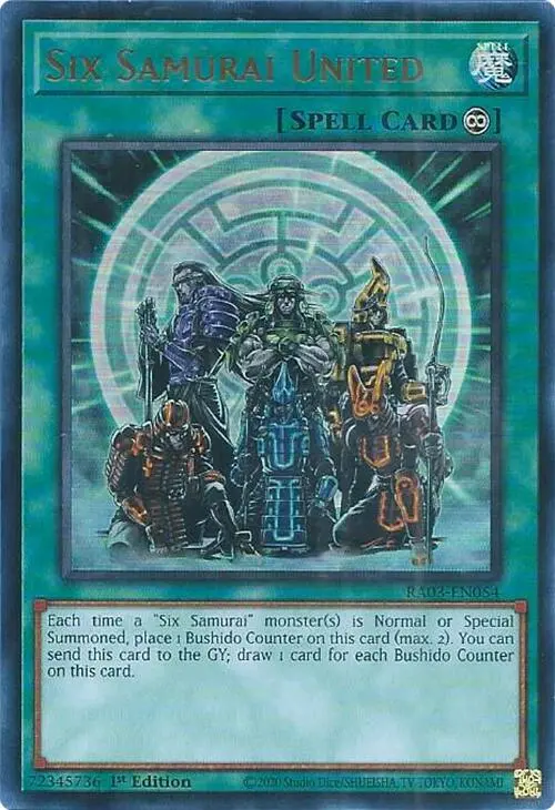 Six Samurai United (Ur) [Ra03-En054] Ultra Rare 1