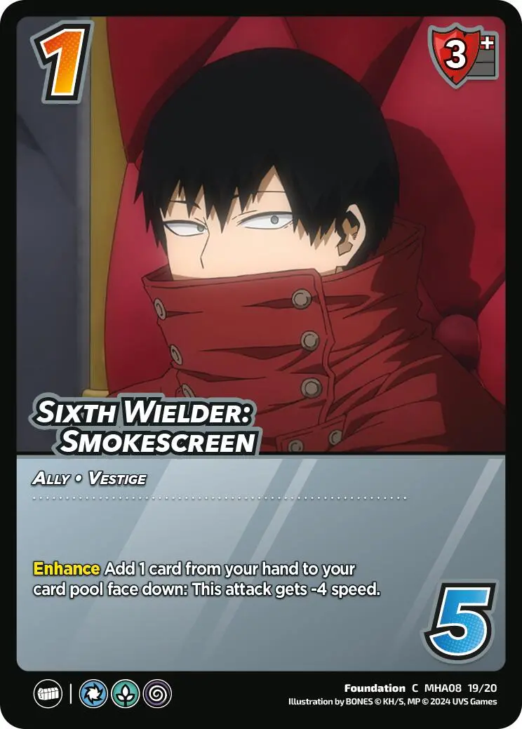 Sixth Wielder: Smokescreen [Challenger Series: My Hero Academia - Dark Hero Arc] 1