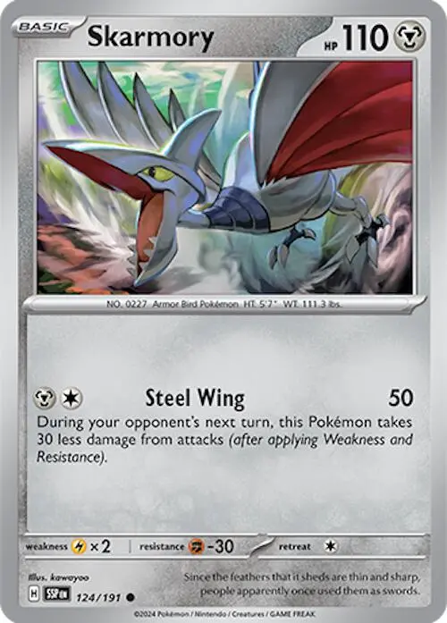 Skarmory (124/191) [Scarlet & Violet: Surging Sparks] 1