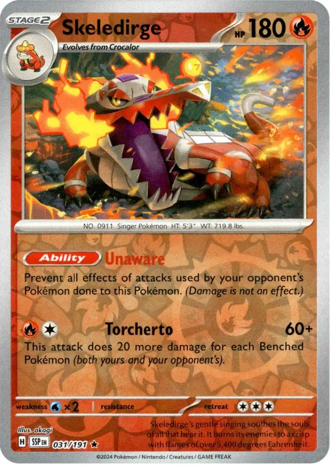 Skeledirge (031/191) [Scarlet & Violet: Surging Sparks] 1