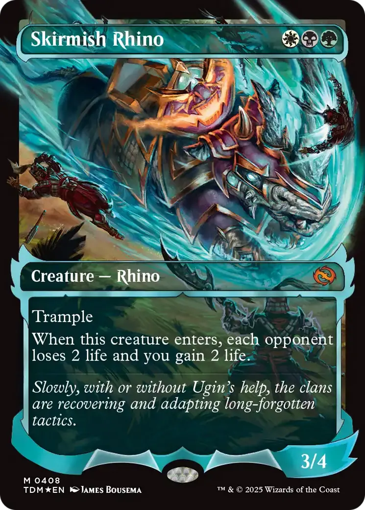 Skirmish Rhino (0408) (Showcase) [Tarkir: Dragonstorm] 1