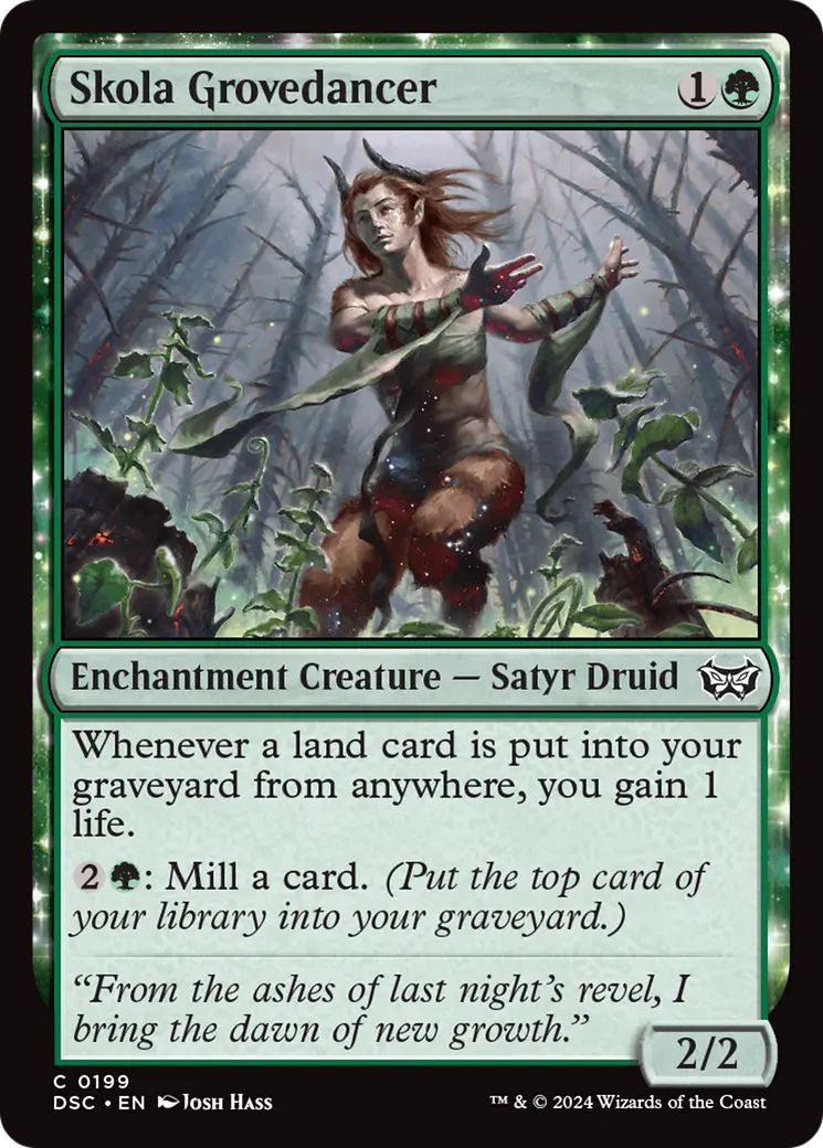Skola Grovedancer [Duskmourn: House Of Horror Commander] 1