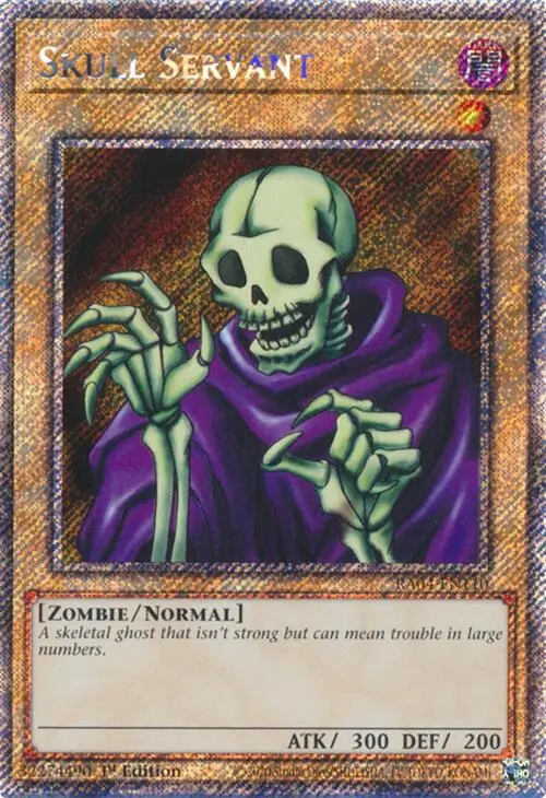 Skull Servant [Ra04-En110] Platinum Secret Rare 1